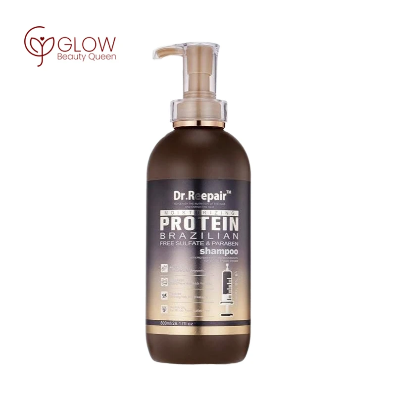 Dr. Reepair Brazilian Protein Shampoo (800ml) – সালফেট ও প্যারাবেন মুক্ত প্রফেশনাল কেরাটিন ও কোলাজেন ট্রিটমেন্ট